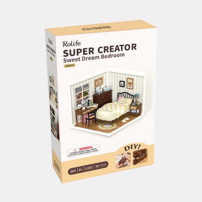 Sweet Dream Bedroom DIY Miniature Kit