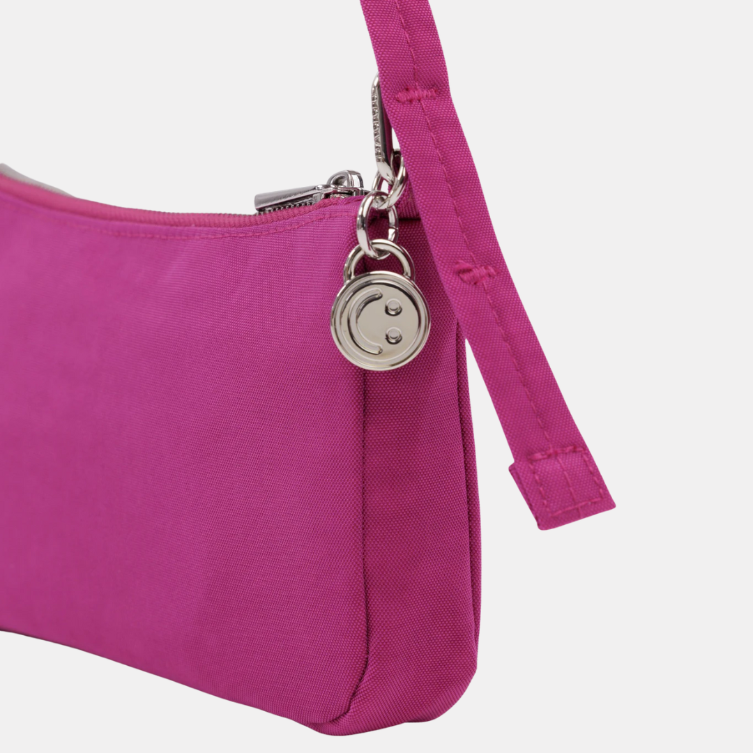 Deep Fuchsia Nylon Pochette
