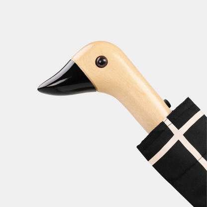 Black Grid Original Duckhead Umbrella