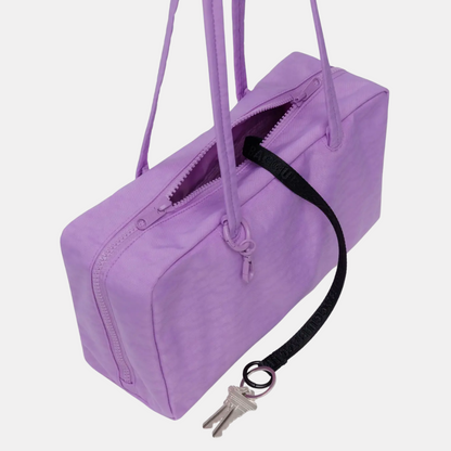Rose Small Nylon Bowler Bag