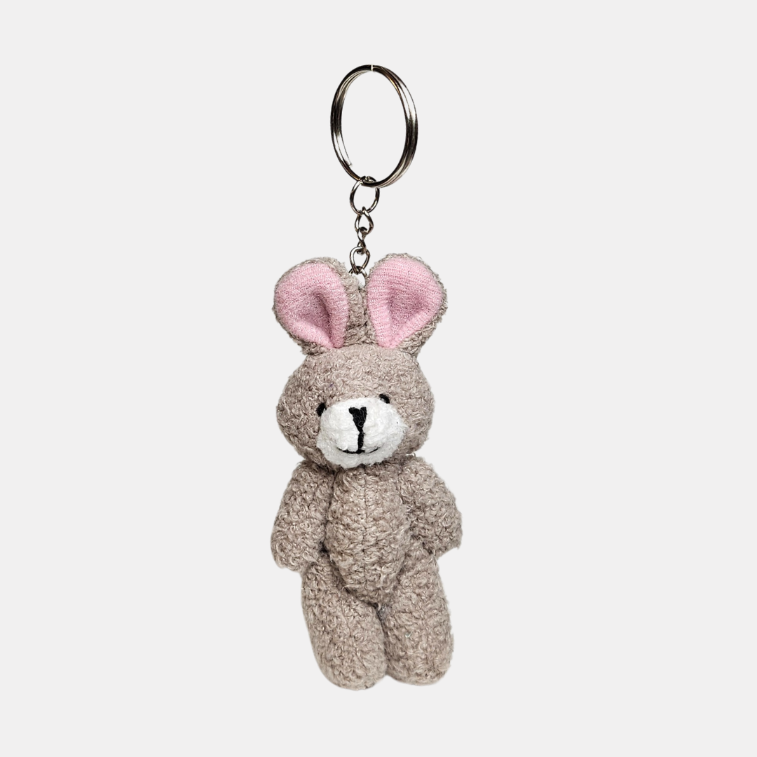 Mini Plush Bunny Keychain