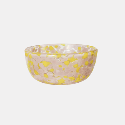 Blown Confetti Glass Bowl