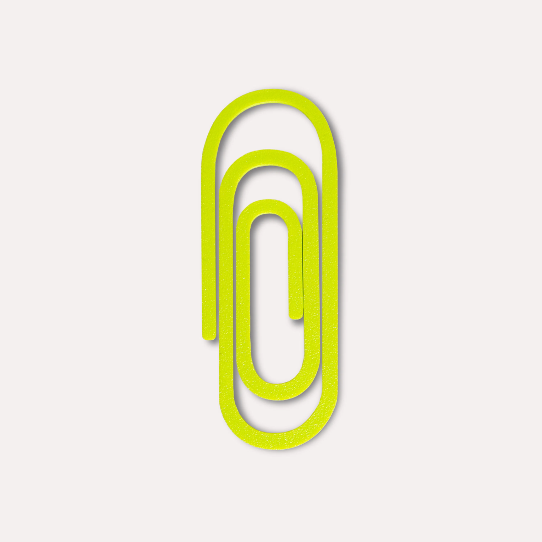 Paperclip 3D Printed Bookmark