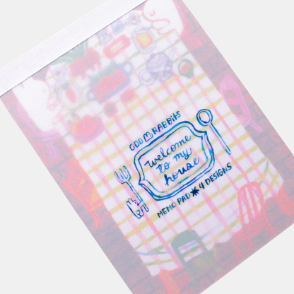 Welcome to My House Memo Pad