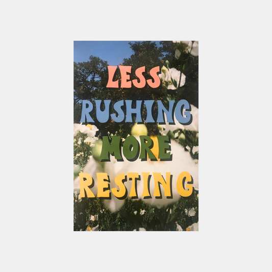 Rushing / Resting Print