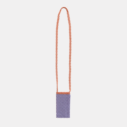 Two-Tone Beaded Crossbody Phone Case
