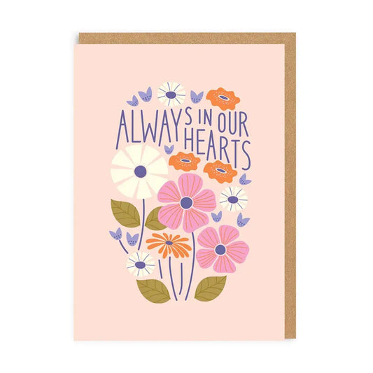 Always in our Hearts Card