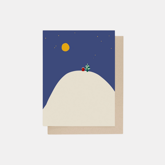 Winter Moon Card