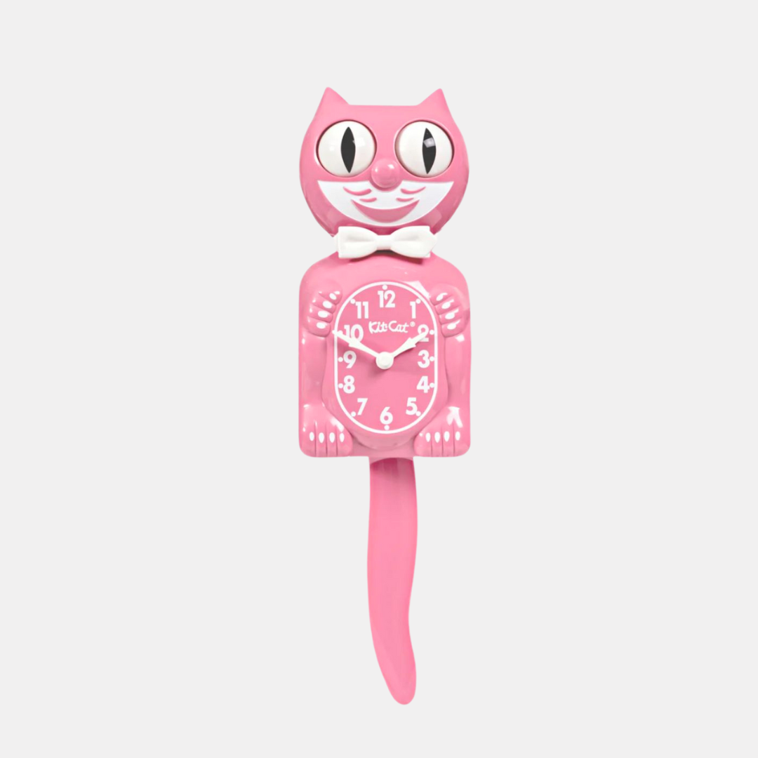 Pink Satin Kit-Cat Klock