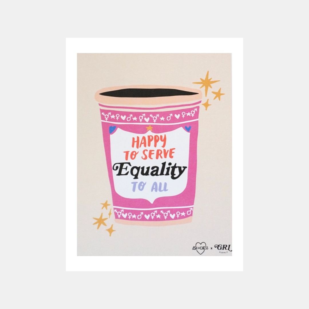 Equality Coffee Print