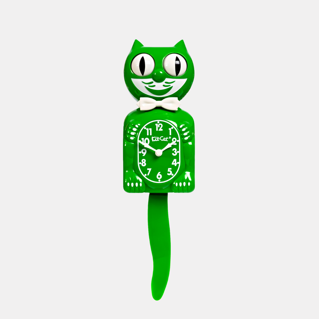 Green Kit-Cat Klock