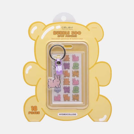 Bubble Zoo Hydrocolloid Patches With Case + Keychain