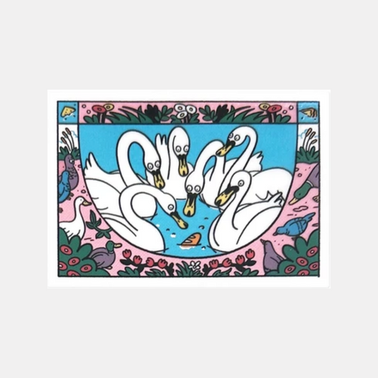 Swans Sticker