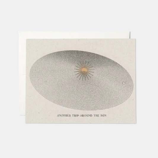 Around The Sun Birthday Card