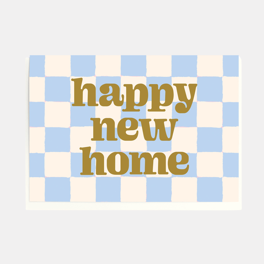 Happy New Home Checkers Card