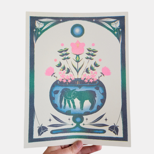 Guardian Of The Meadow Print
