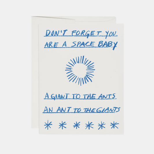 Space Baby Card