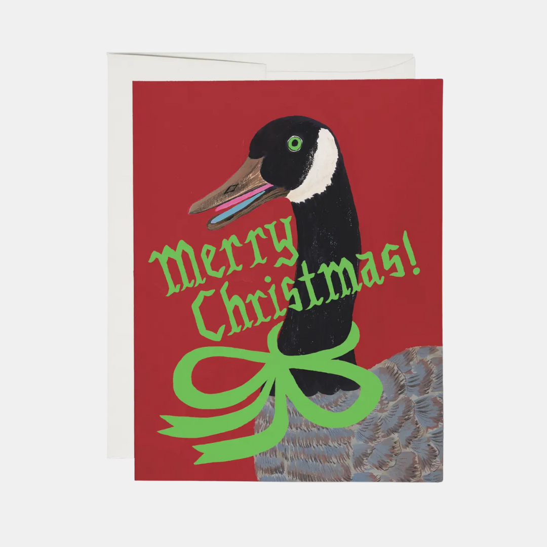 Christmas Goose Card