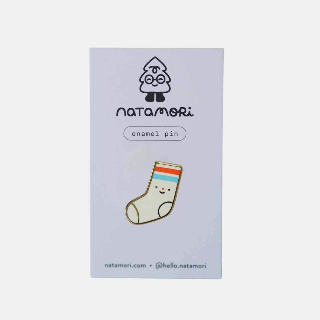 Sock Enamel Pin