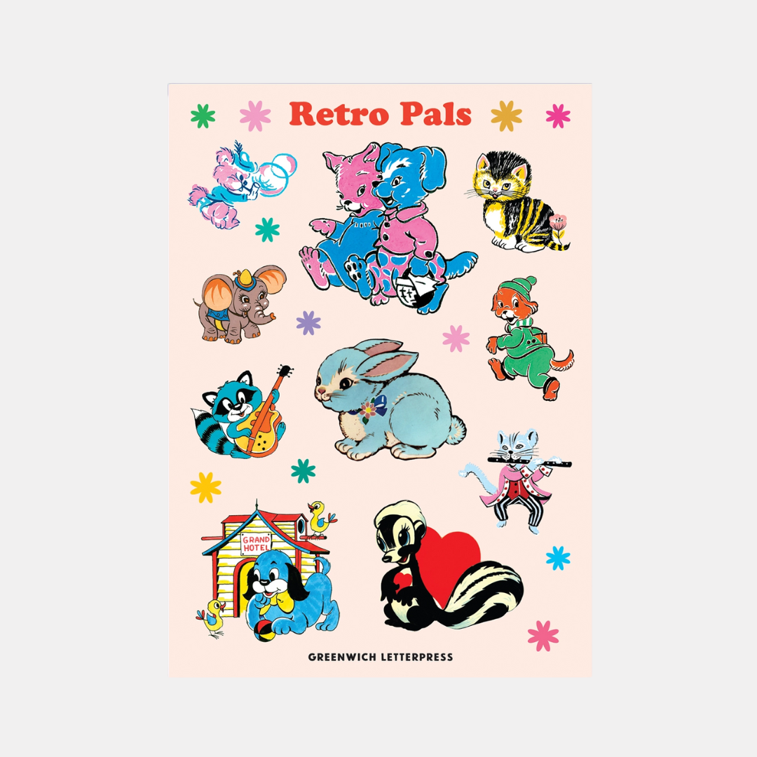 Retro Pals Sticker Sheet