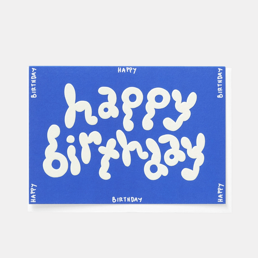 Happy Birthday Embossed Card