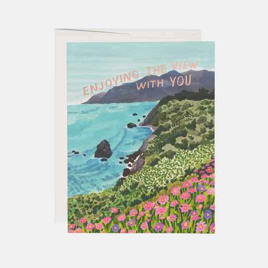 Enjoying The View Card