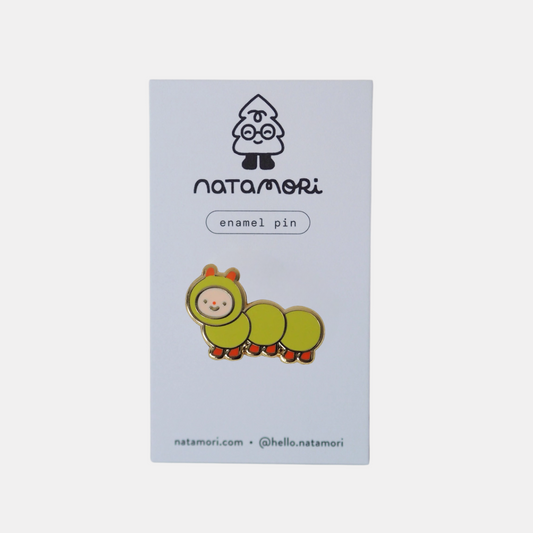 Caterpillar Enamel Pin