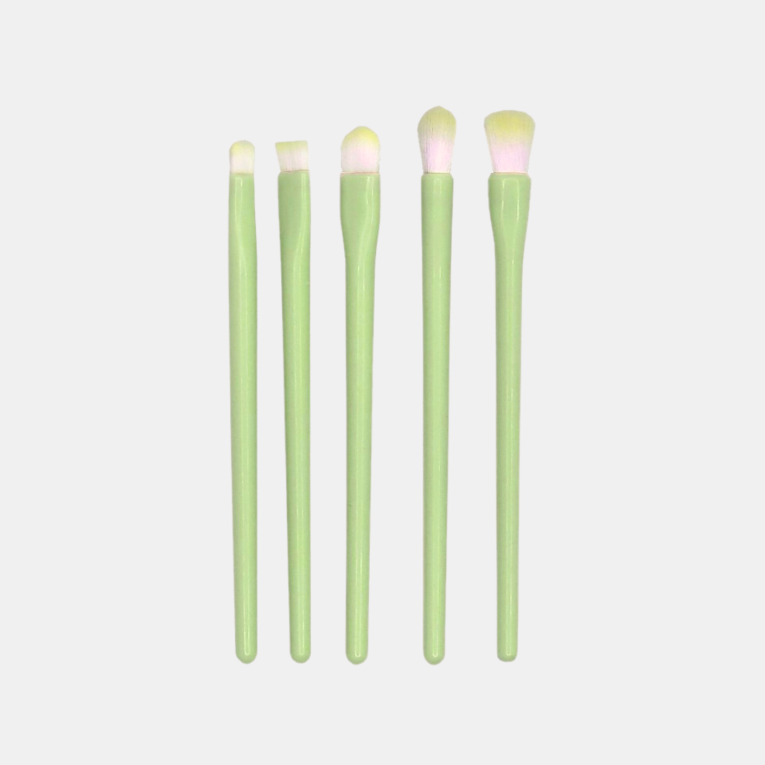 Pistachio Green Makeup Brush Set