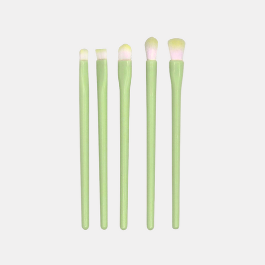 Pistachio Green Makeup Brush Set