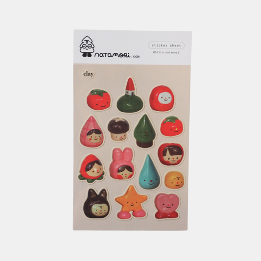 Clay Sticker Sheet