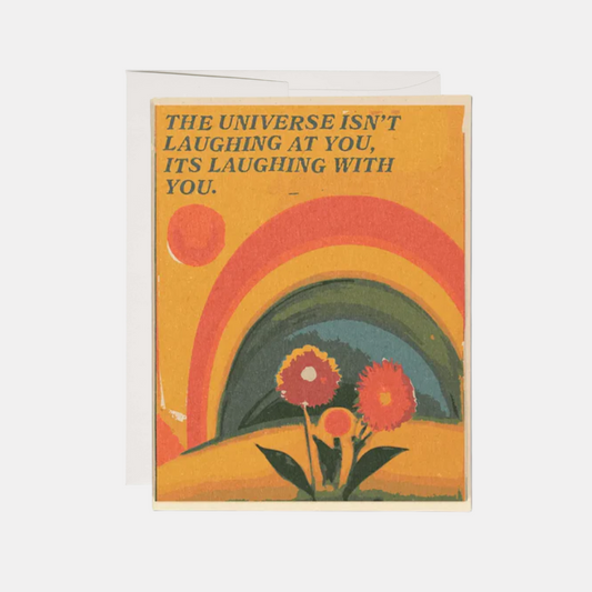 Universe Laughs Card