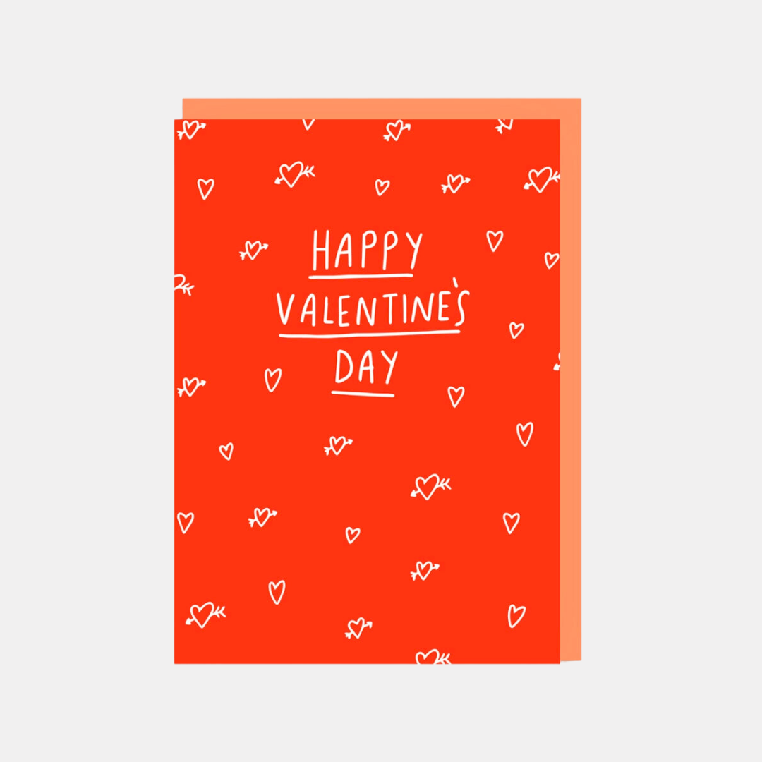 Happy Valentine's Day Cupid's Hearts Card