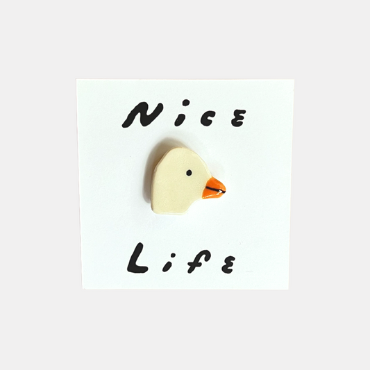 Ceramic Duck Pin