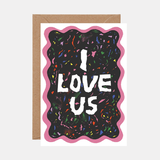 I Love Us Card