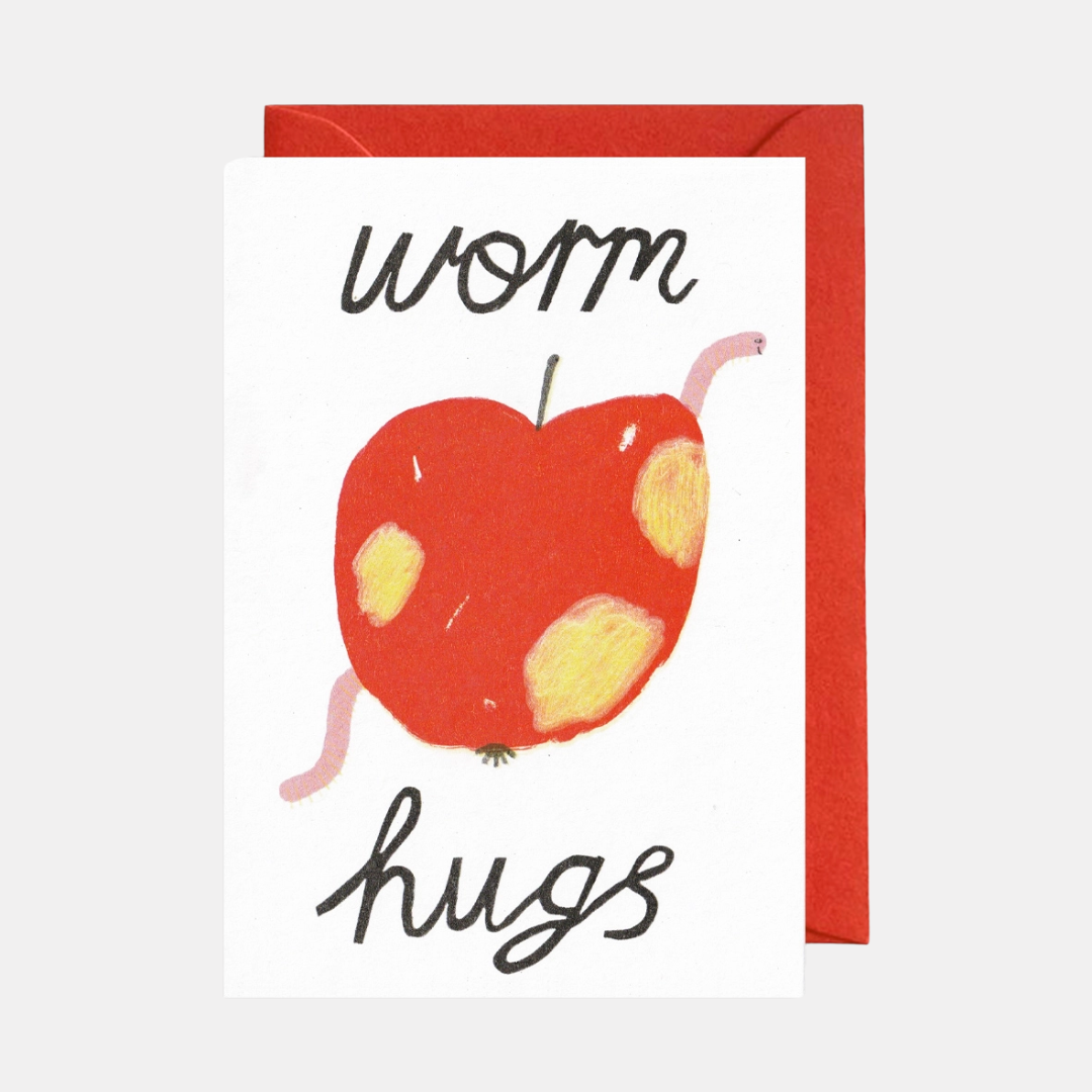 Worm Hugs Card