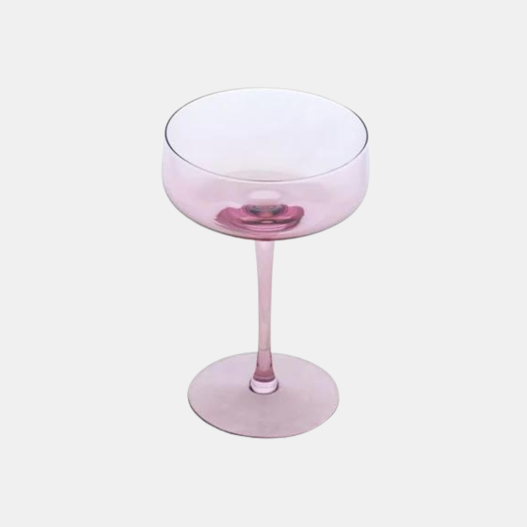 Lilac Champagne Glass