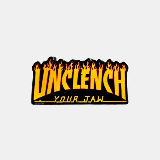 Unclench Your Jaw Sticker