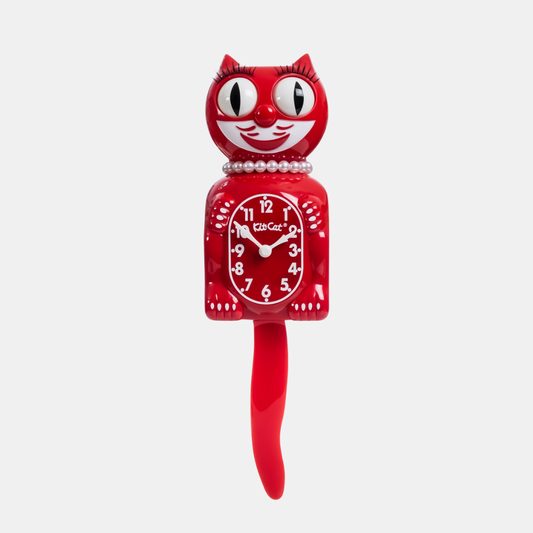 Classic Red Lady Kit-Cat Klock