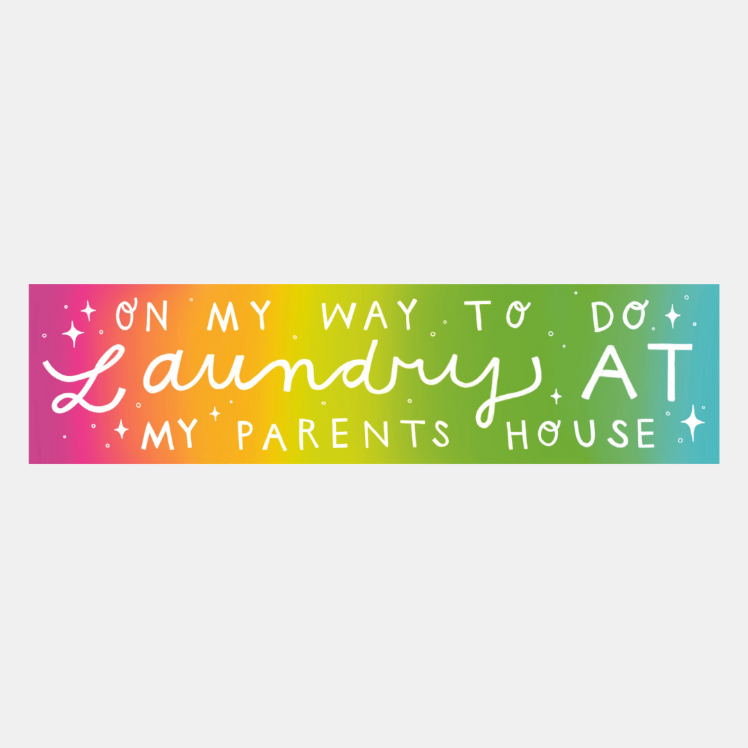 Laundry Bumper Sticker