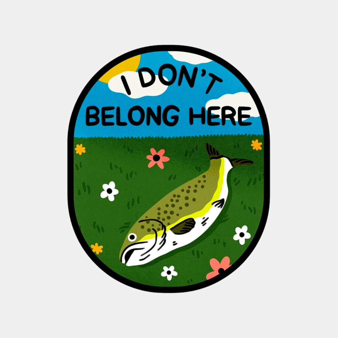 I Don't Belong Here Sticker