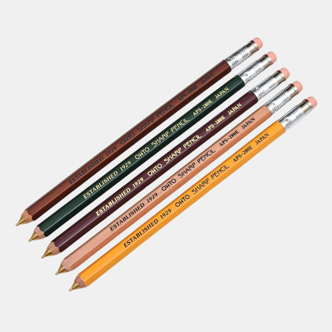 Wooden 0.5mm Mechanical Pencil | Various Colours