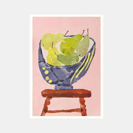 Pears In Bowl Print