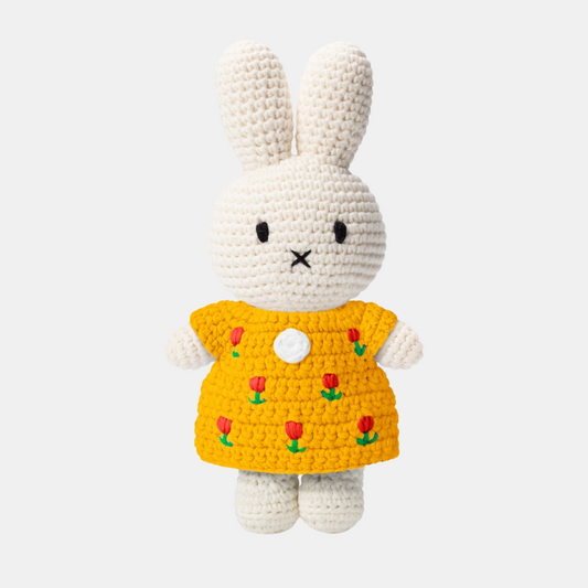 Miffy Yellow Tulip Dress Crochet Plushie