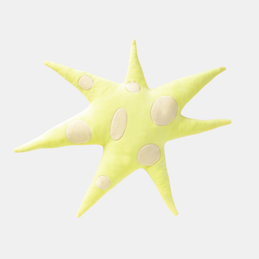 Lime Star Cushion