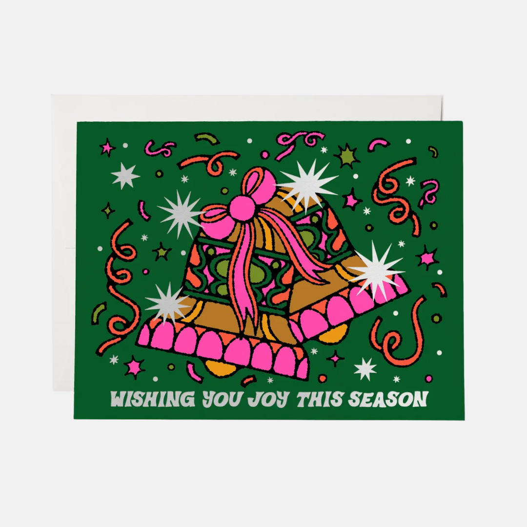 Wishing You Joy Bells Card