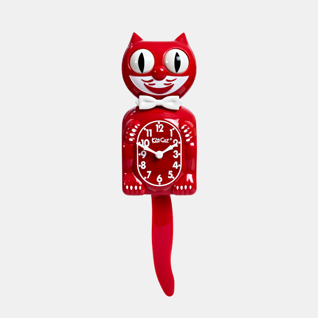Classic Red Kit-Cat Klock