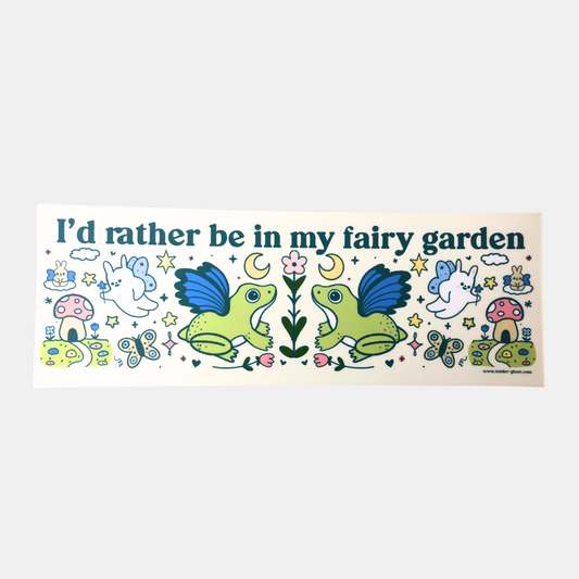 Fairy Garden Bumper Sticker