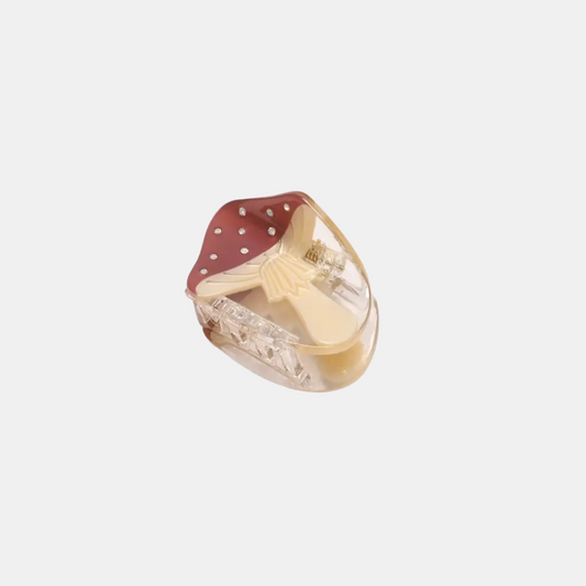 Mini Mushroom Hair Claw