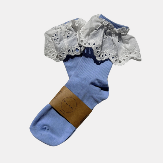 Periwinkle Lace Socks