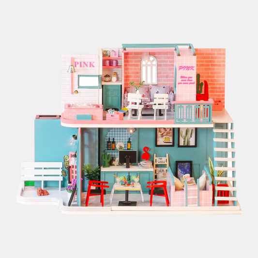 Pink Cafe DIY Miniature Kit
